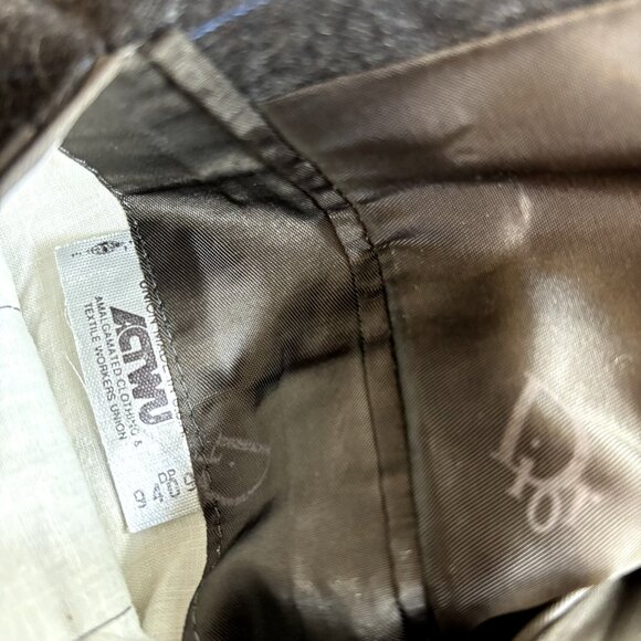 Christian Dior Sz 42R Men's Gray Striped Blazer Pure Virgin Wool Suit Jacket VTG - Picture 10 of 11